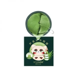 Гідрогелеві патчі з алое вера SERSAN LOVE Aloe Rehydrating Eye Mask